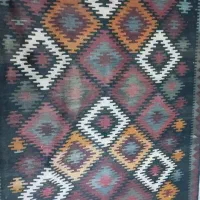 گلیم قدیمی|گلیم، جاجیم، گبه|ورامین, ورامین|دیوار