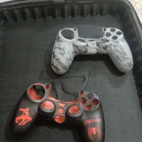 کیف ps4 با روکش دسته با چراغ تیبا|کنسول، بازی ویدئویی و آنلاین|اردبیل, |دیوار