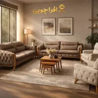 مبلمان لوپین تخت‌خوابشو کینگ سایز افراچوبی