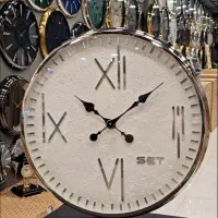 ساعت‌دیواری فلزی 65سانت زمینه پتینه