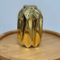 گلدان سرامیکی طرح زنبق