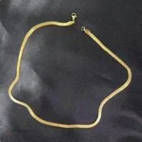 زنجیر ماری استیل طلا