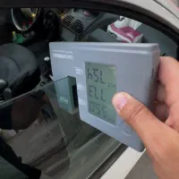 شیشه دودی نانو سرامیک دید در شب واقعی