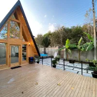 اجاره ویلا سوئیسی استخر دار در دل جنگل 026