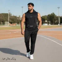 دمپا زیپ واتر شلوار دمپا زیپ ست های مشکی