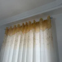 سه عدد میل پرده همراه میله آستر و گوی