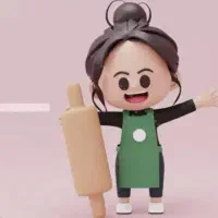 کیک ساز و دسر زن خانم