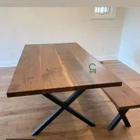 میز ترمو وود و روستیک گردو|میز و صندلی غذاخوری|پاکدشت, پاکدشت (مامازند)|دیوار