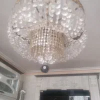لوستر ۳عدد و شعمدان کنار سالنی شیک ۹شاخه|لوستر و چراغ آویز|تهران, نارمک جنوبی|دیوار