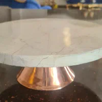 پایه استند سنگی با پایه فلزی و رز گلد|ظروف سرو و پذیرایی|تهران, زعفرانیه|دیوار