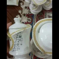 فروش فوری سرویس پاسماوری سرامیکی|ظروف سرو و پذیرایی|کاشان, گبرها|دیوار