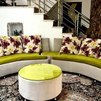 فروش مبل راحتی نیم دایره|مبلمان خانگی و میز عسلی|تنکابن, |دیوار