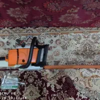 بریدن نخل با اره بنزینی|خدمات باغبانی و درختکاری|جم, |دیوار