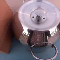 کتری استیل ضخیم ۷لیتری با قوری نو اکبند|قوری، کتری، قهوه‌ساز دستی|گرگان, |دیوار