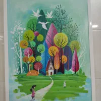 گالری نقاشی  ضحی -آموزش نقاشی|خدمات آموزشی|قم, پردیسان|دیوار