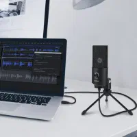 میکروفن fifine k669b و قلم نوری XP-Pen deco 01 V3