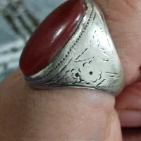 انگشتر مردانه یمنی رکاب نقره قدیمی