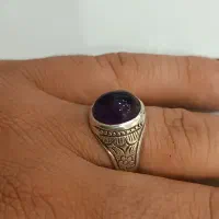 انگشتر نقره دست ساز اماتیس