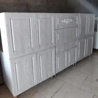 کابینت 6 متری ( نو )موجود در رنگبندی آماده به نصب|مصالح و تجهیزات ساختمان|نیشابور, خط کاشمر|دیوار