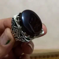 انگشتر فاخر نقره عقیق یمنی