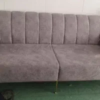 مبل هفت نفره در حد نو پایه فلزی