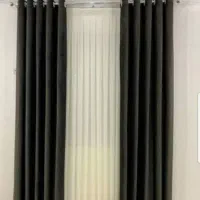 حراج جفت پرده مخمل کالیفرنیا طوسی|حراج|دماوند, گیلاوند|دیوار