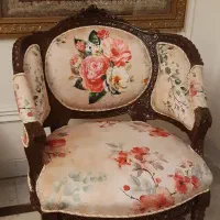 سرویس مبل ۵ نفره مجلل ۱ عدد سه نفره و دو تا میزبان|مبلمان خانگی و میز عسلی|تهران, جردن|دیوار