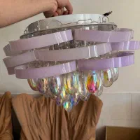 لوستر کریستالی ریموت دار|لوستر و چراغ آویز|کرمان, |دیوار