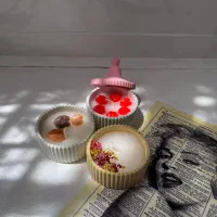 انواع ست های دکوری شمع و سنگ مصنوعی|صنایع دستی و سایر لوازم تزئینی|کاشان, زیدی|دیوار