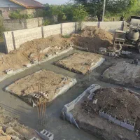آرماتوربندی، بلوک چینی، بتن ریزی