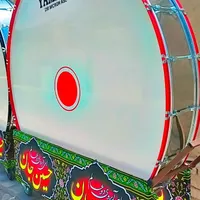 طبل دو متر استیل نو همراه گاری|درام و پرکاشن|بیرجند, |دیوار