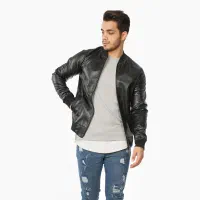 کاپشن چرم مردانه Borna مدل 1218|لباس|میناب, |دیوار