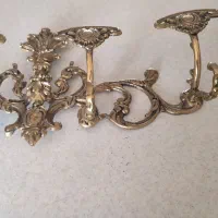 چوب لباسی برنز  نو استفاده نشده جنس قدیم برنز اصل|صنایع دستی و سایر لوازم تزئینی|همدان, |دیوار