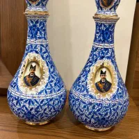 گلدون قدیمی قلم آبی شاه عباسی