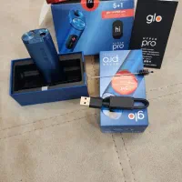 سیگار الکترونیک glo با دو بسته سیگار