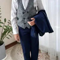 کت وشلوار وجلیقه پسرانه سایز۳۰|لباس|قم, زنبیل آباد|دیوار