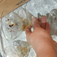 جام پایه بلند طرح برجسته ترک تخفیف دارد|صنایع دستی و سایر لوازم تزئینی|تهران, خواجه نظام الملک|دیوار