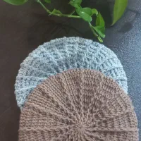 انواع کلاه ماندلا(لئونی) قلاب بافی|لباس|رشت, باهنر|دیوار