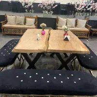 تخت چوبی|مبلمان خانگی و میز عسلی|تهران, صد دستگاه|دیوار