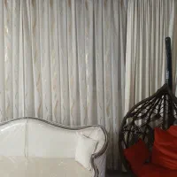 پرده با حریر 5متر در 270