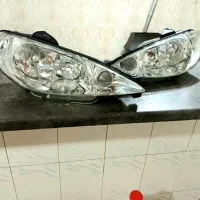 یک جفت چراغ جلو۲۰۶سالم و شفاف|قطعات یدکی و لوازم جانبی|ری, سیزده آبان|دیوار