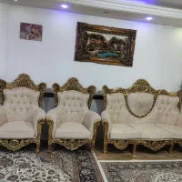 مبل سلطنتی 9 نفره|مبلمان خانگی و میز عسلی|کامیاران, |دیوار