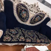 مبل استیل سلطنتی  چوب راش ۷ نفره