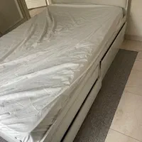 تخت MDF سفید- سایز ۱۲۰|تخت و سرویس خواب|تهران, فرمانیه|دیوار