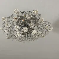 ۱ لوستر با گلهای چینی درحدنو در شهرری