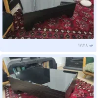 میز جلومبلی و ۳تا عسلی شرکتی،وصندلی جک دار|مبلمان خانگی و میز عسلی|هشتگرد, فاز ۲ مهستان|دیوار