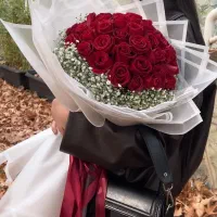 دسته گل طبیعی رز