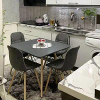 میزوصندلی پایه ایفلی نهار خوری|میز و صندلی غذاخوری|اهواز, دغاغله|دیوار