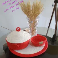 نخ پنبه و قیطان هنر دوخت دست|پرده، رانر، رومیزی|محمدشهر, شهرک پیام (مهرالبرز)|دیوار