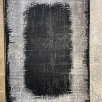 فرش ماشینی ۱/۵و۴و۶و۹و۱۲ متری مشکی طوسی مدرن